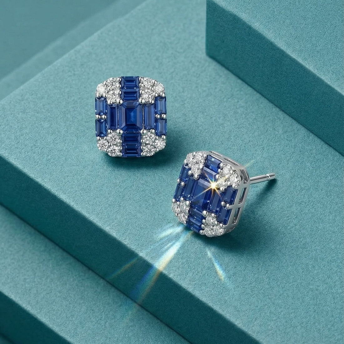 BLUE ZIRCON EARRINGS [S]E510