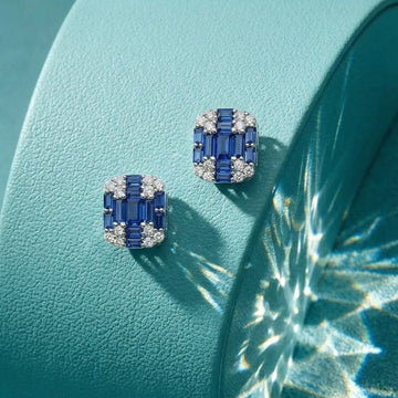 BLUE ZIRCON EARRINGS [S]E510