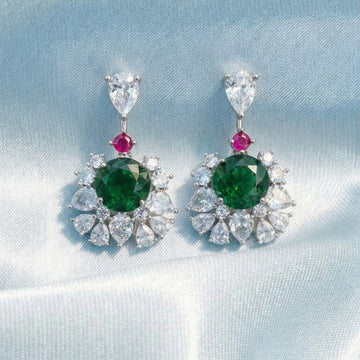 GLAMOROUS GREEN GEM DROPS E202