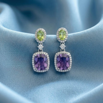 VIBRANT TANZANITE EARRINGS E125