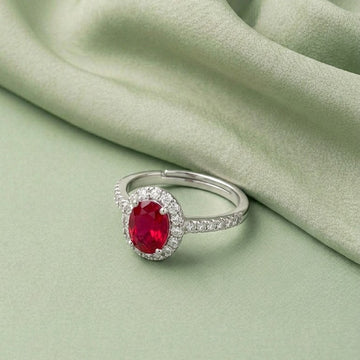 RUBY SOLITAIRE RING [M]R099