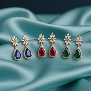 TEARDROP DANGLE EARRINGS [S]E518