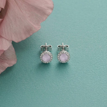 Pink Dot Duo Stud Earrings [S]E506