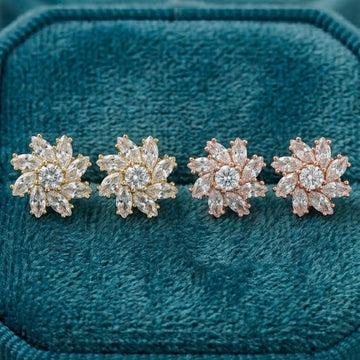 Glowing Marigold Earrings [E117]