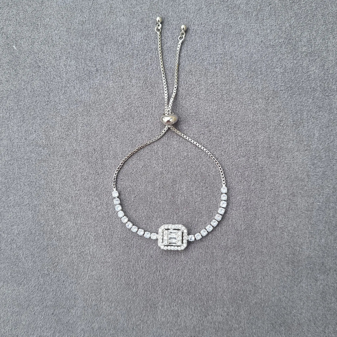 Classic Silver Tennis Bracelet [H]B134