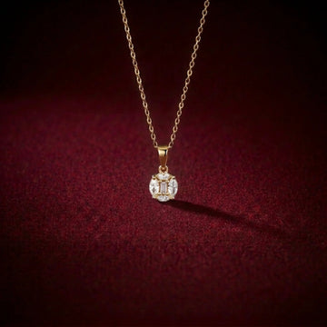 Golden Blossom Necklace [A]N214