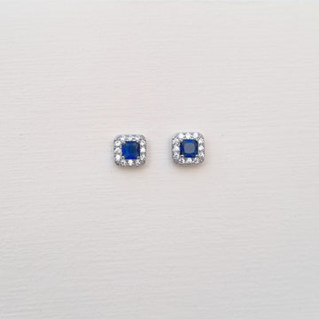 ROYAL BLUE AFFAIR STUD EARRINGS E181