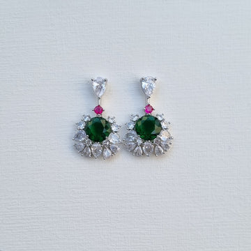 GLAMOROUS GREEN GEM DROPS E202