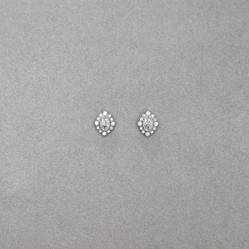 Silver Blossom Earrings [H]E550