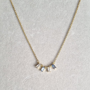 Crystal Cascade Necklace [S]N169