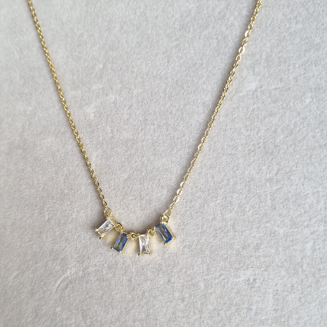 Crystal Cascade Necklace [S]N169