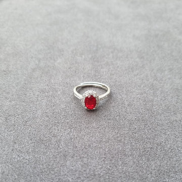 RUBY SOLITAIRE RING [M]R099