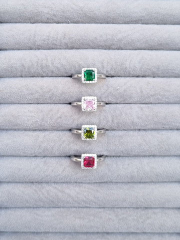 Timeless Gemstone Statement Ring [S]R111