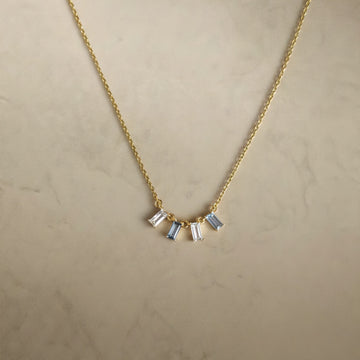 Crystal Cascade Necklace [S]N169