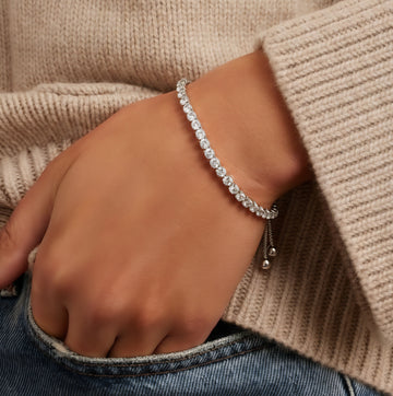 CUBIC ZIRCON TENNIS BRACELET [S]B053