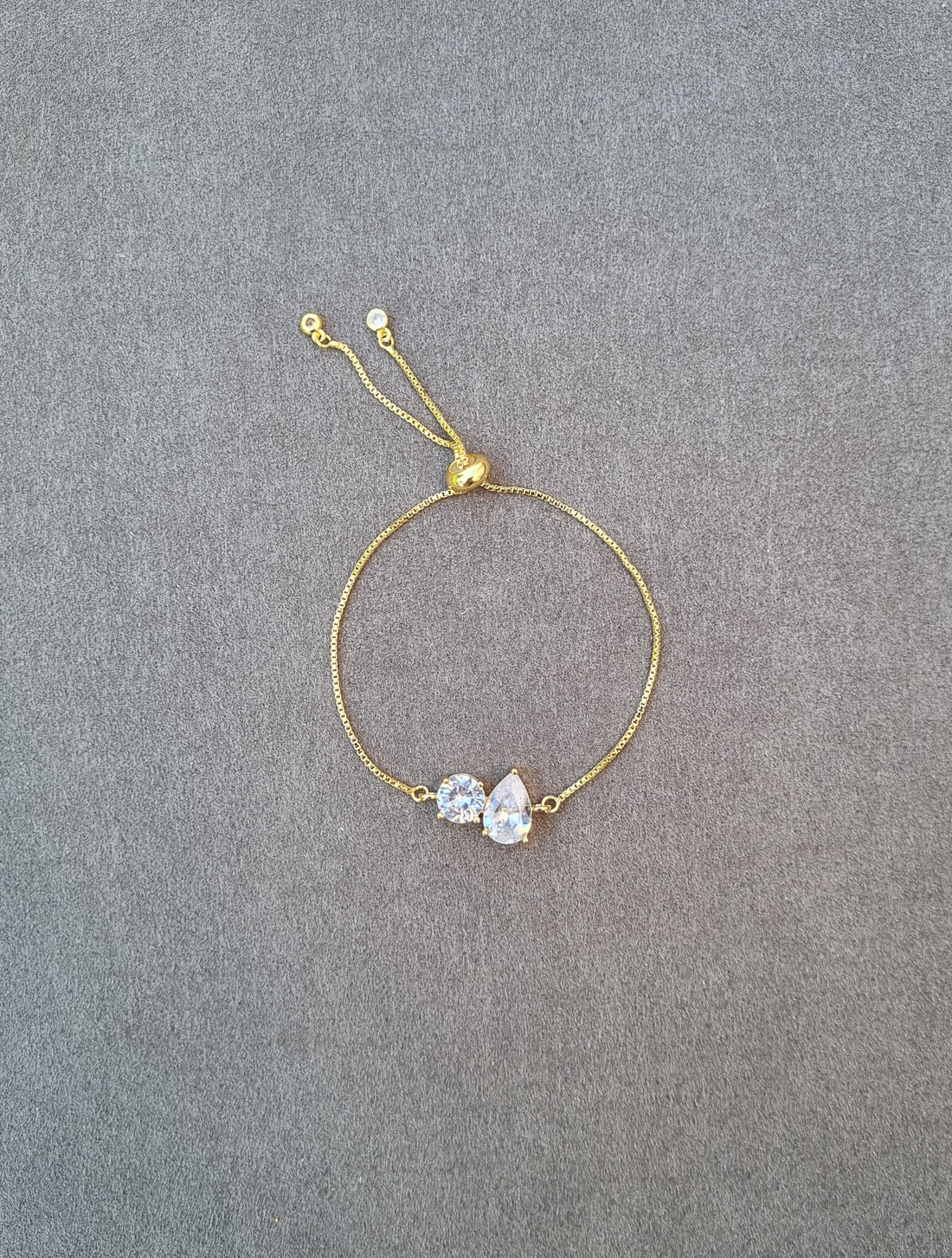 Twin Sparkle Adjustable Bracelet [S]B130