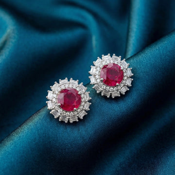 Fiery Gemstone Earrings [S]E528