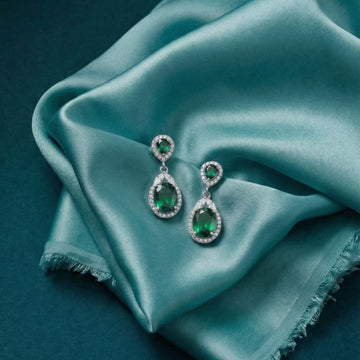 Lush Green Dangle Earrings [S]E502