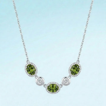 Oval Prism Statement Necklace [S]N187