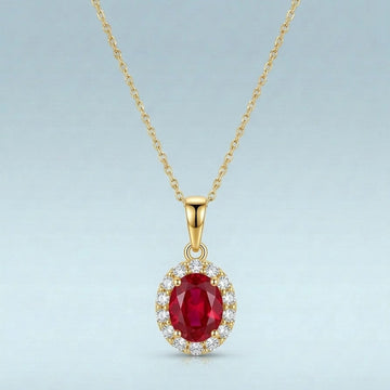 Ruby Aura Necklace [M]N178
