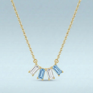 Crystal Cascade Necklace [S]N169