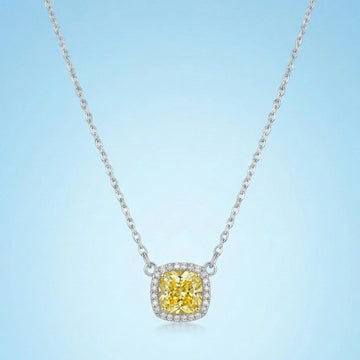 Cushion Brilliance Yellow Necklace [S]N160