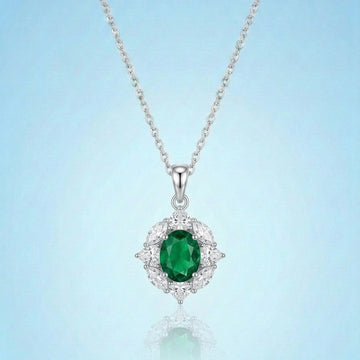 EMERALD SPARKLE NECKLACE [S]N122