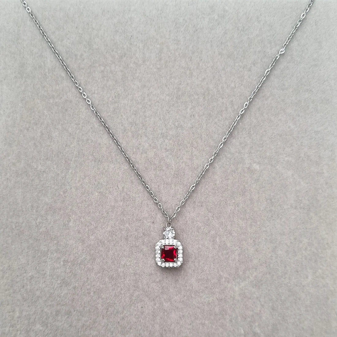 Eternal Flame Solitaire Necklace [H]N202