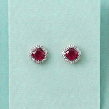 Crimson Ice Studs [A]E598