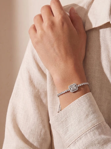 Classic Silver Tennis Bracelet [H]B134