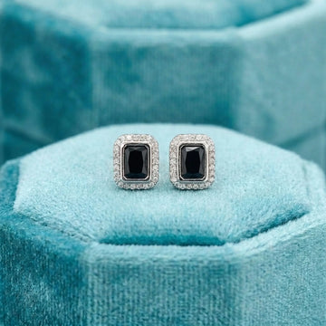 Majestic Black Velvet Earrings [A]E600