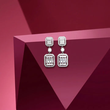 Aura Diamond-Cut Geometric Statement Drops [A]E629