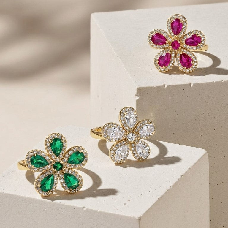 FLORAL FANTASY RING [H]R096