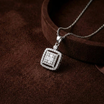Imperial Square Radiance Necklace [H]N192