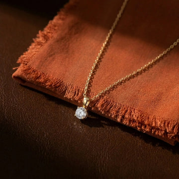 The Royal Solitaire Drop Necklace [S]N190