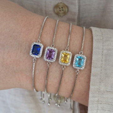 Crystal Aura Wristlet Bracelet [S]B116