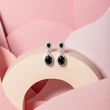 Velvet Noir Drop Earrings [A]E637