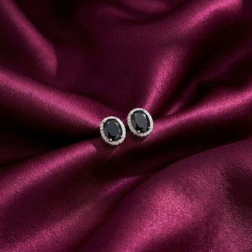 Noir Eclipse Halo Studs [A]E638