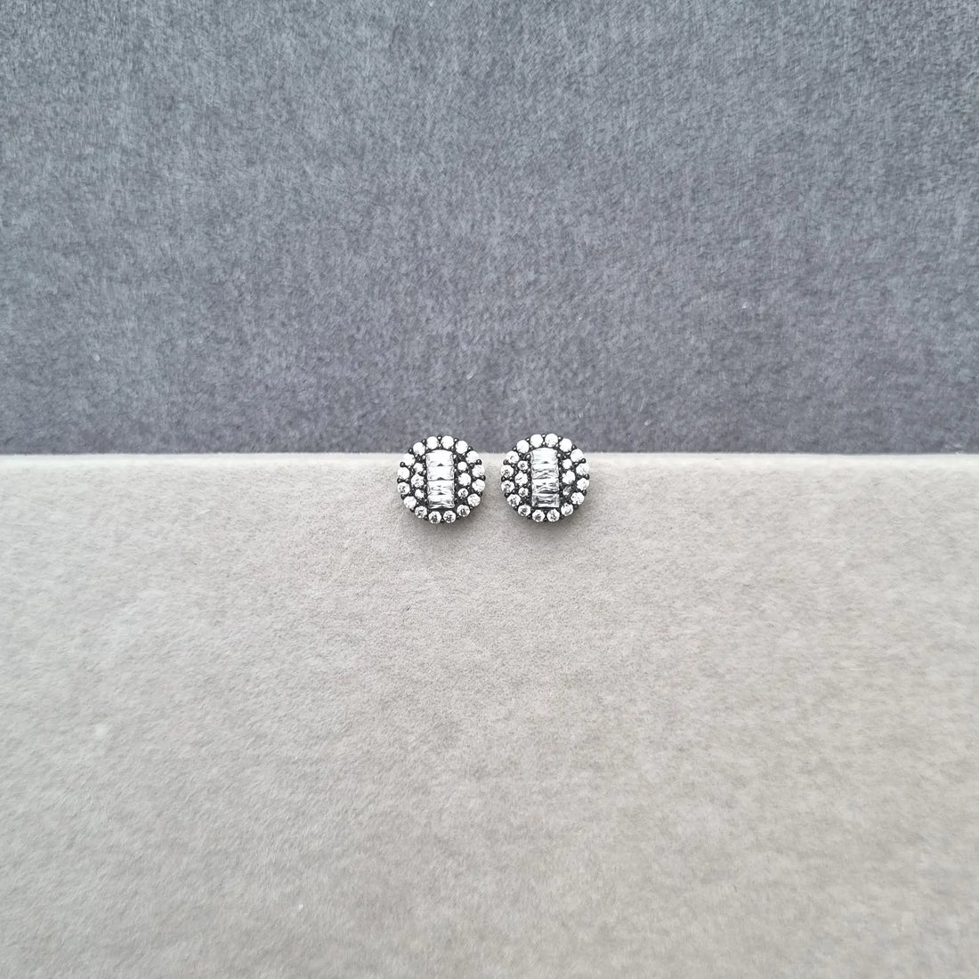 Vintage Ice Mosaic Studs [A]E642