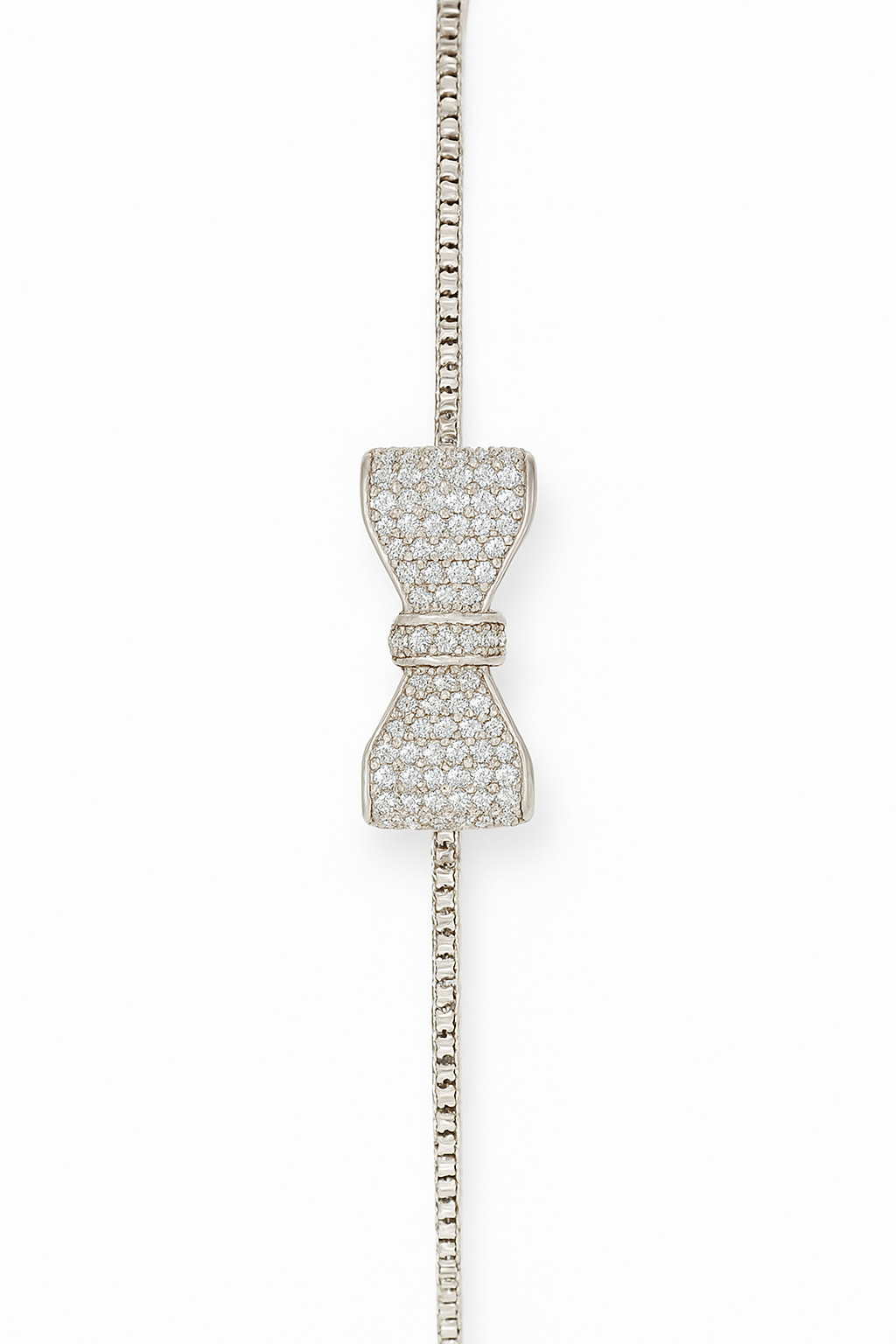 PAVE BOW BRACELET B069