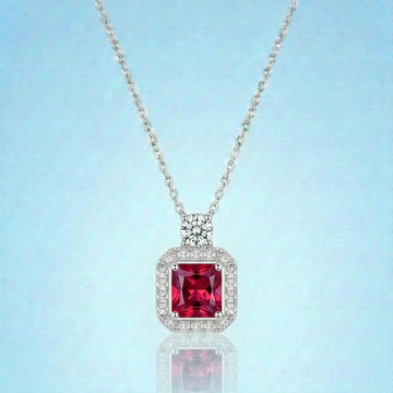 Eternal Flame Solitaire Necklace [H]N202