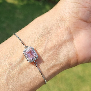 Pink Glamour Charm Bracelet [S]B119