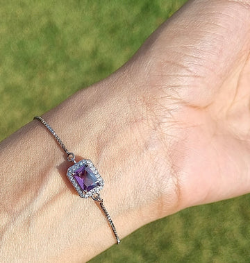 Amethyst Dazzle Bracelet [S]B117