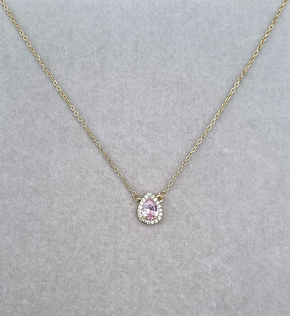 Blush Gem Necklace [S]N181