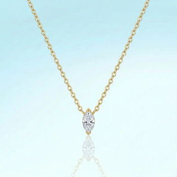 The Royal Leaf Solitaire Necklace [S]N189