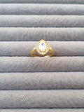 Diamond Halo Ring [M]R106 - Pastels