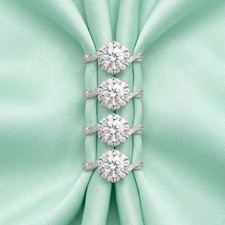 Diamond Solitaire Engagement Ring [M]R100 - Pastels