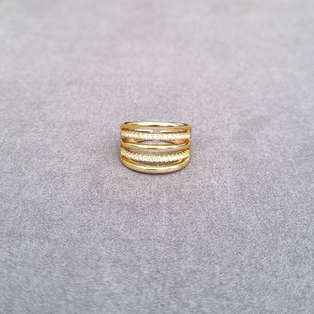 Elegant Multi-Layer Ring [H]R108 - Pastels