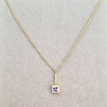 Elegant Square Necklace [H]N185 - Pastels