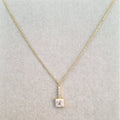 Elegant Square Necklace [H]N185 - Pastels